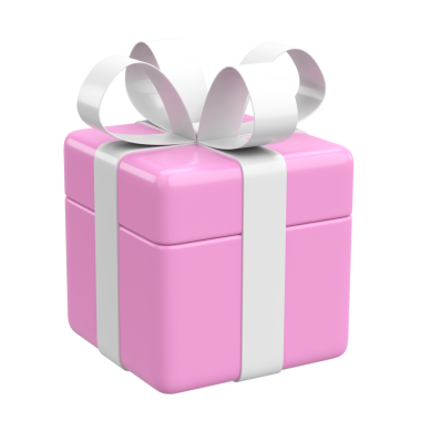 Üç boyutlu hediye kutusu. 3B illüstrasyon.