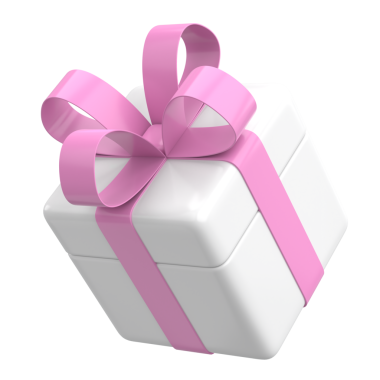 Üç boyutlu hediye kutusu. 3B illüstrasyon.