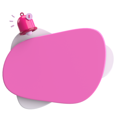 Üç boyutlu uyarı kutusu. 3B illüstrasyon.