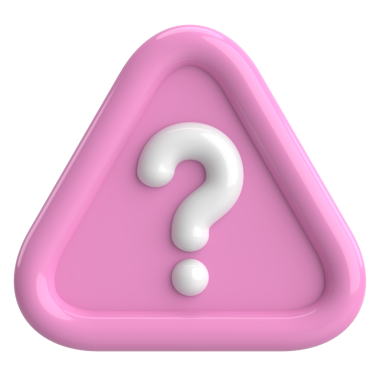 Soru işareti işareti. 3B illüstrasyon.