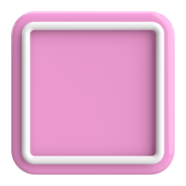 Üç boyutlu dikdörtgen düğme. Boş tuş. 3B illüstrasyon.