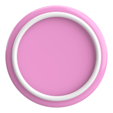 Üç boyutlu daire düğmesi. Boş tuş. 3B illüstrasyon.