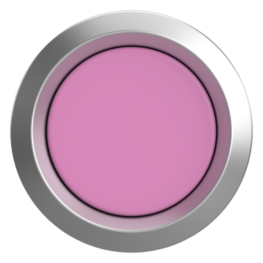 Üç boyutlu daire düğmesi. Boş tuş. 3B illüstrasyon.