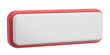 Üç boyutlu düğme. Boş tuş. 3B illüstrasyon.