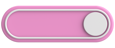 Üç boyutlu düğme. Boş tuş. 3B illüstrasyon.