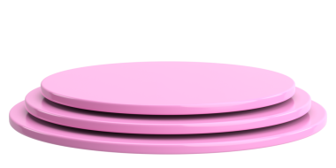 Ürün sergisi. Ürün podyumu. 3B illüstrasyon.