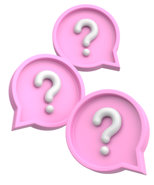 Soru işareti işareti. 3B illüstrasyon.