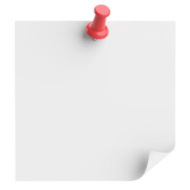 Üç boyutlu not defteri. Yapışkan bir not. 3B illüstrasyon.