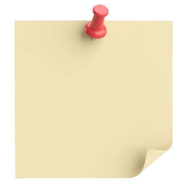 Üç boyutlu not defteri. Yapışkan bir not. 3B illüstrasyon.