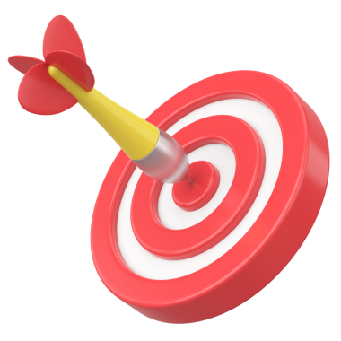 Üç boyutlu başarı simgesi. 3B illüstrasyon.