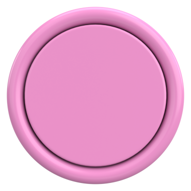 Üç boyutlu daire düğmesi. Boş tuş. 3B illüstrasyon.