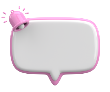 Üç boyutlu uyarı kutusu. 3B illüstrasyon.