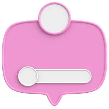 Profil kutusu. Sosyal medya profili. 3B illüstrasyon.