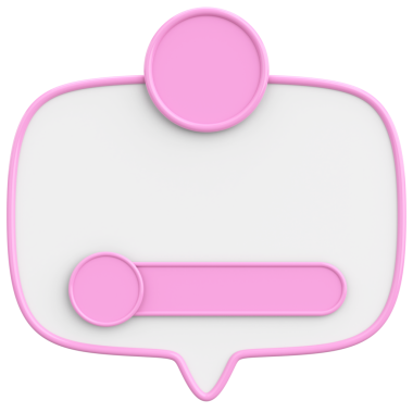 Profil kutusu. Sosyal medya profili. 3B illüstrasyon.