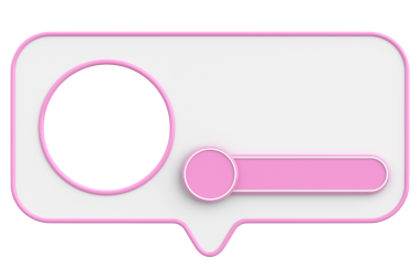 Profil kutusu. Sosyal medya profili. 3B illüstrasyon.