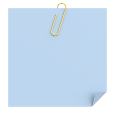 Üç boyutlu not defteri. Yapışkan bir not. 3B illüstrasyon.