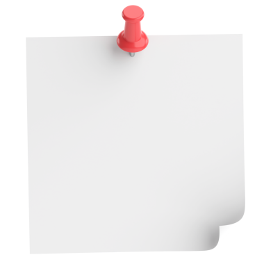 Üç boyutlu not defteri. Yapışkan bir not. 3B illüstrasyon.