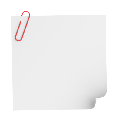 Üç boyutlu not defteri. Yapışkan bir not. 3B illüstrasyon.