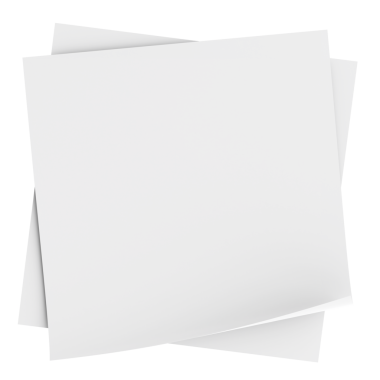 Üç boyutlu not defteri. Yapışkan bir not. 3B illüstrasyon.