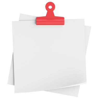 Üç boyutlu not defteri. Yapışkan bir not. 3B illüstrasyon.