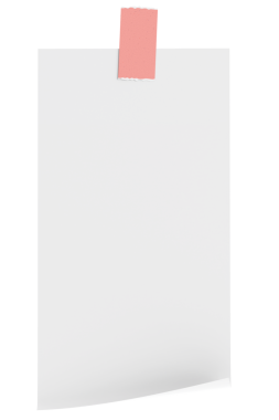 Üç boyutlu not defteri. Yapışkan bir not. 3B illüstrasyon.