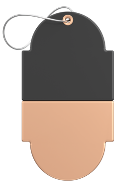 Kara Cuma etiketi. Satış afişi. 3B illüstrasyon.