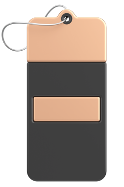 Kara Cuma etiketi. Satış afişi. 3B illüstrasyon.