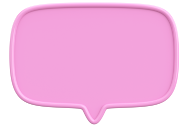 Konuşma balonu. Mesaj kutusu. 3B illüstrasyon.