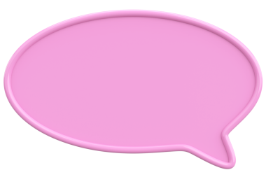 Konuşma balonu. Mesaj kutusu. 3B illüstrasyon.