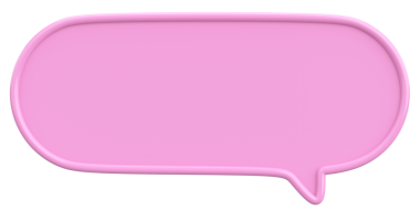 Konuşma balonu. Mesaj kutusu. 3B illüstrasyon.