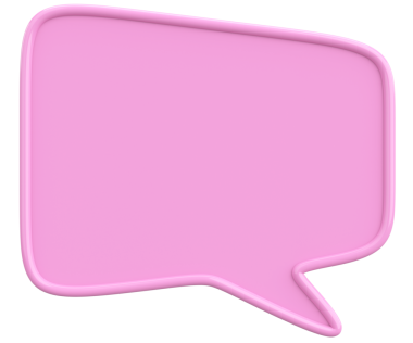 Konuşma balonu. Mesaj kutusu. 3B illüstrasyon.