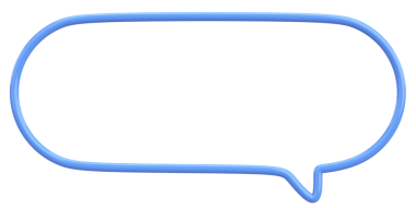 Konuşma balonu. Mesaj kutusu. 3B illüstrasyon.
