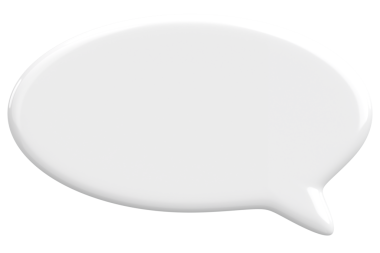 Konuşma balonu. Mesaj kutusu. 3B illüstrasyon.