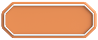 Üç boyutlu düğme. Boş tuş. 3B illüstrasyon.