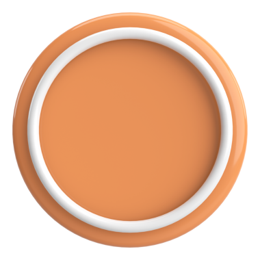 Üç boyutlu daire düğmesi. Boş tuş. 3B illüstrasyon.