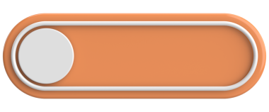 Üç boyutlu düğme. Boş tuş. 3B illüstrasyon.