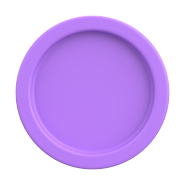 Üç boyutlu düğme. Boş tuş. 3B illüstrasyon.