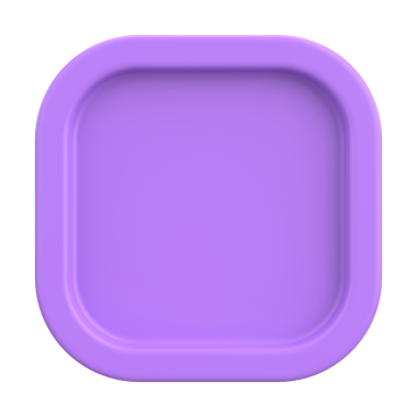 Üç boyutlu düğme. Boş tuş. 3B illüstrasyon.