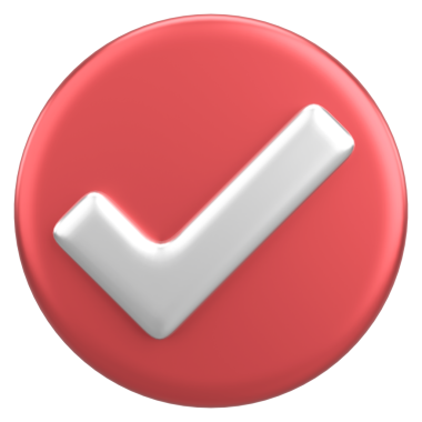 3 boyutlu onay kutusu. İşaretle. 3B illüstrasyon.