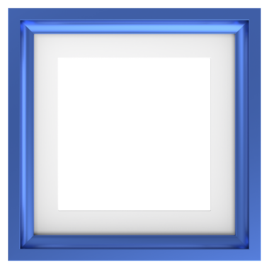 Resim çerçevesi. 3 boyutlu çerçeve. 3B illüstrasyon.