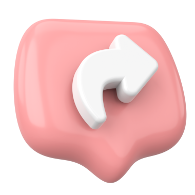 Simgeyi paylaş. Paylaş düğmesi. 3B illüstrasyon.