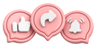 Ortak abonelik simgesi gibi. 3B illüstrasyon.