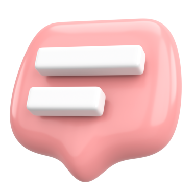 Yorum düğmesi. Sohbet düğmesi. 3B illüstrasyon.