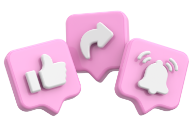 Ortak abonelik simgesi gibi. 3B illüstrasyon.