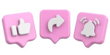 Ortak abonelik simgesi gibi. 3B illüstrasyon.