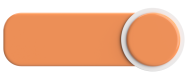 Üç boyutlu düğme. Boş tuş. 3B illüstrasyon.