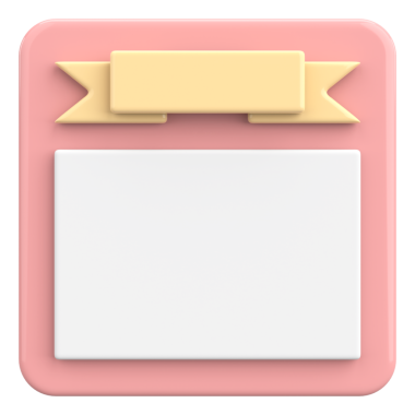 Üç boyutlu not kağıdı. 3B illüstrasyon.