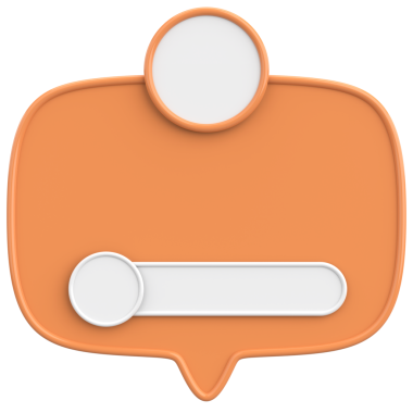 Profil kutusu. Sosyal medya profili. 3B illüstrasyon.