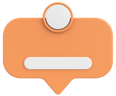 Profil kutusu. Sosyal medya profili. 3B illüstrasyon.