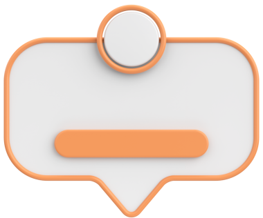 Profil kutusu. Sosyal medya profili. 3B illüstrasyon.